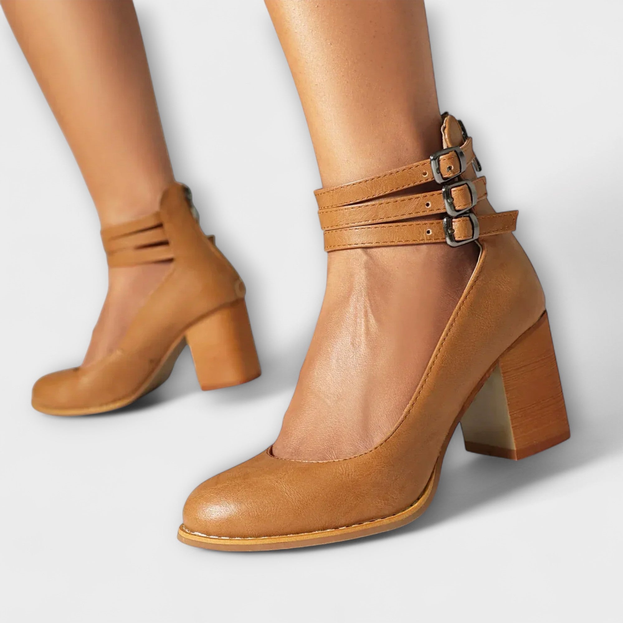 Ava Women's Black Pumps | Elegant Pointed-Toe Design, Comfortable Heel 4