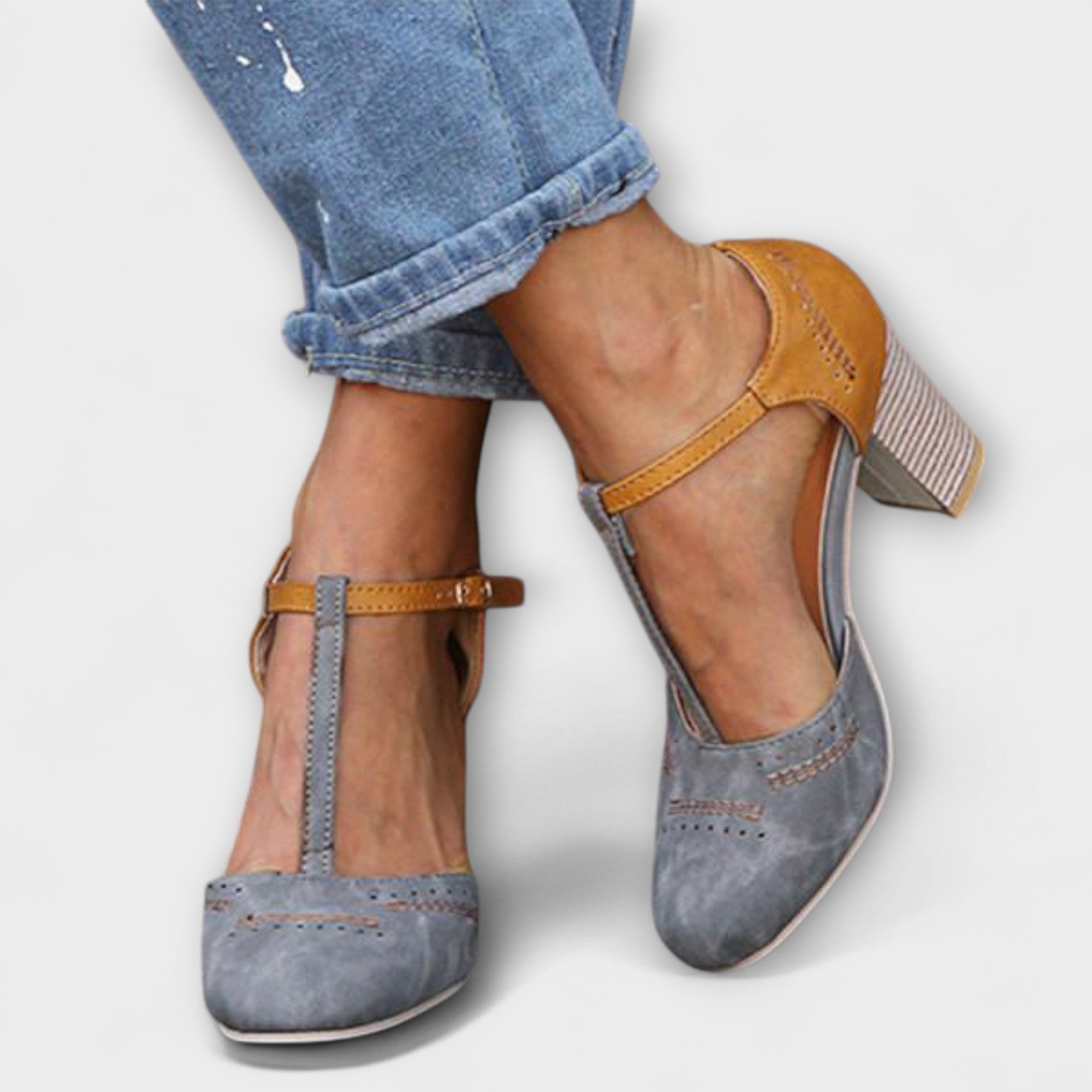 Ava Women's Closed Toe High Heels | Orthopedic Comfort, Stylish Elevation 3