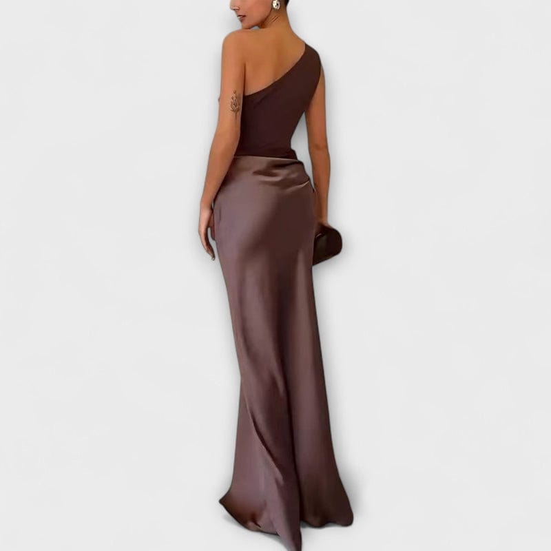 Ava Women's Maxi Dress | Elegant One-Shoulder Design, Formal Summer Dresses 1
