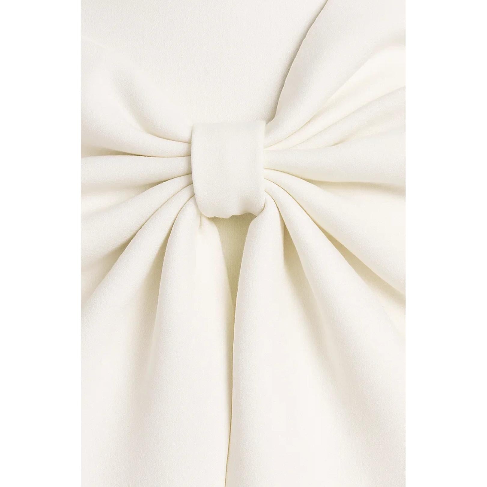 Ava Women's Wedding Guest Dress | Fitted Bodice with Flared Skirt, Oversized Bow 7