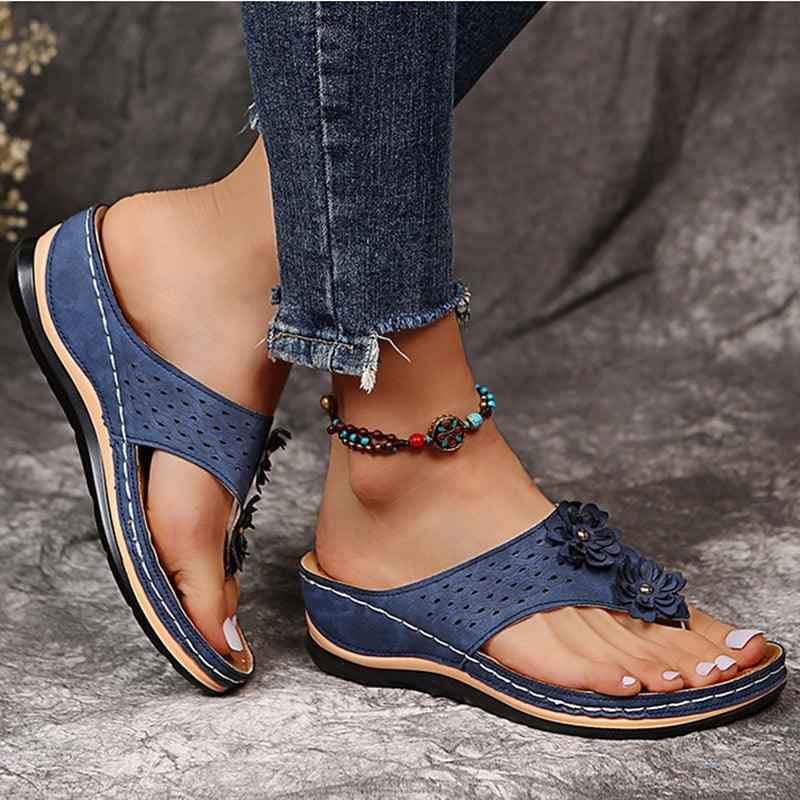 Bella Women's Sandals | Tri-Sole Rubber Design, Comfortable Flip Flops 4