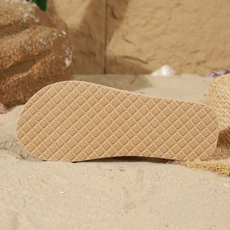 Bella Women's Slippers | Woven Texture, Lightweight Comfort 4