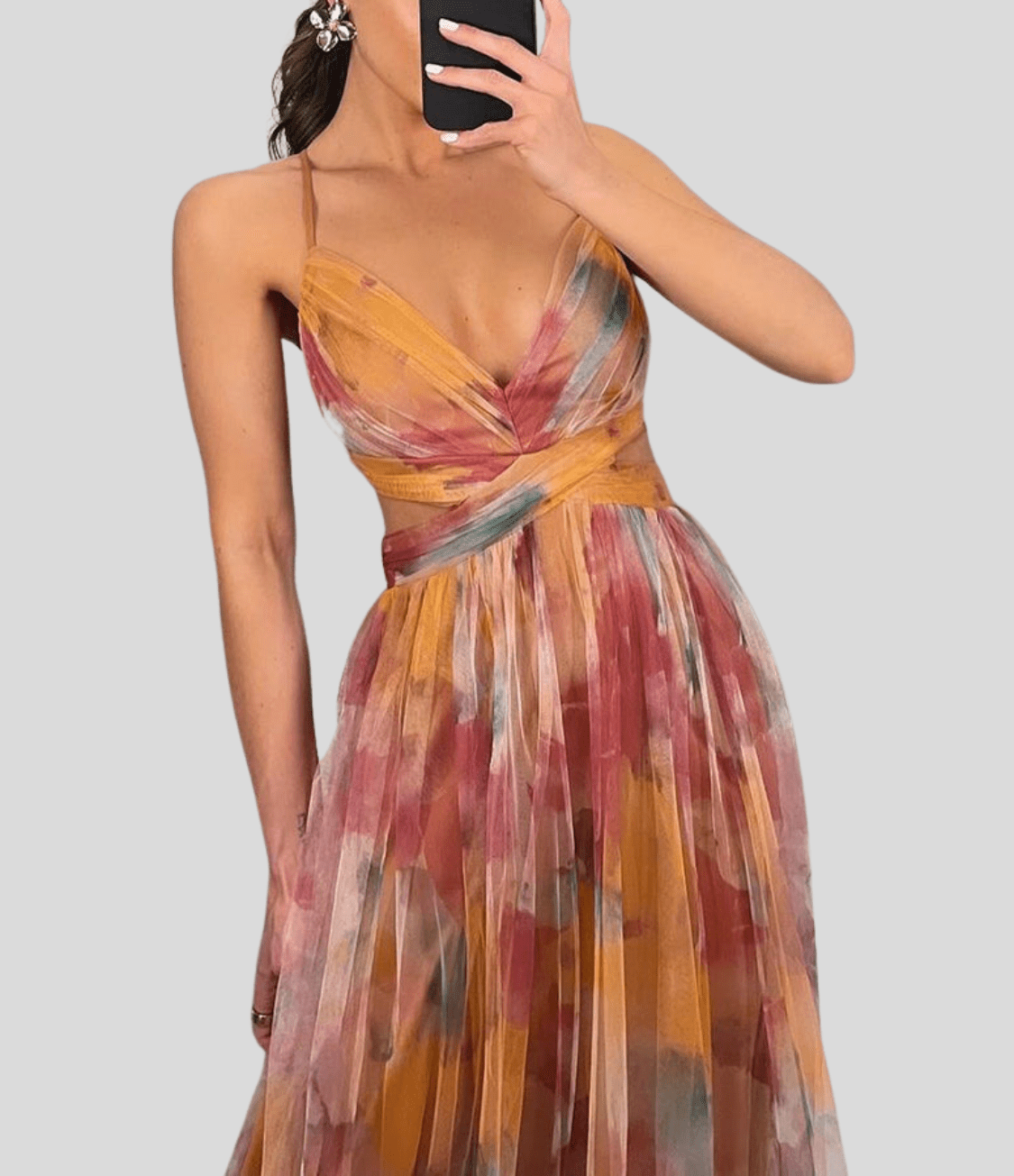 Cora Women's Maxi Dress | Floral Print, Relaxed Fit 4