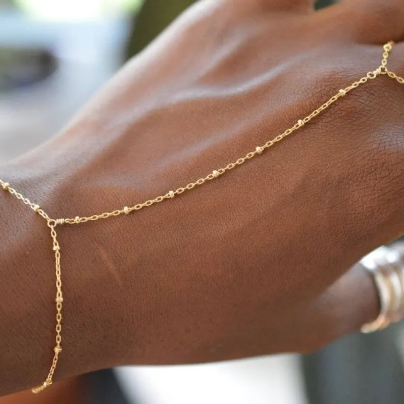 Evelyn Women's Bracelet | 18k Gold Stainless Steel, Elegant Design 0