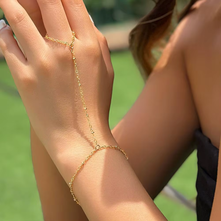 Evelyn Women's Bracelet | 18k Gold Stainless Steel, Elegant Design 3