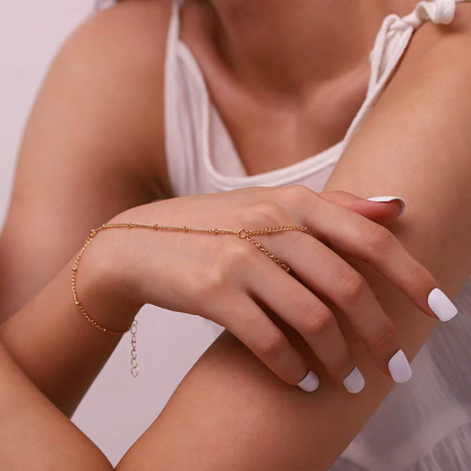 Evelyn Women's Bracelet | 18k Gold Stainless Steel, Elegant Design 4