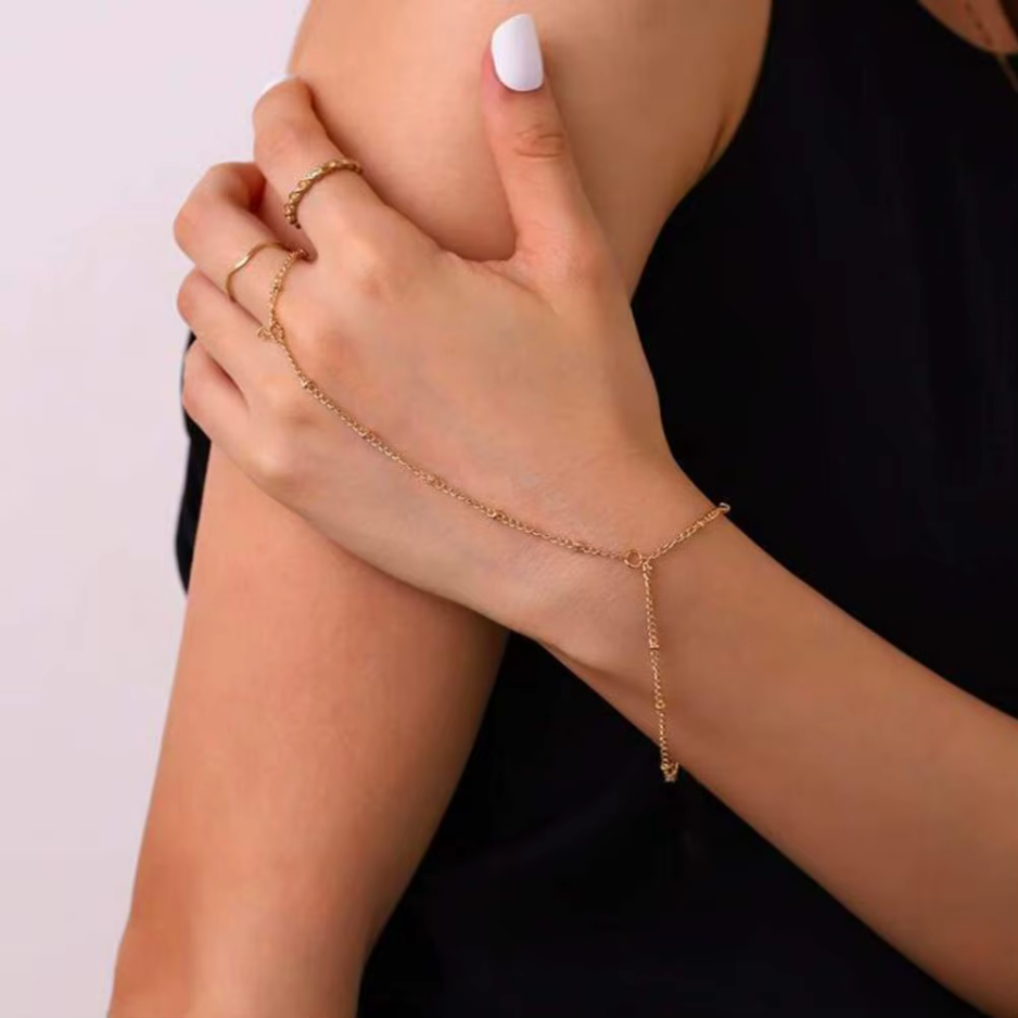 Evelyn Women's Bracelet | 18k Gold Stainless Steel, Elegant Design 5
