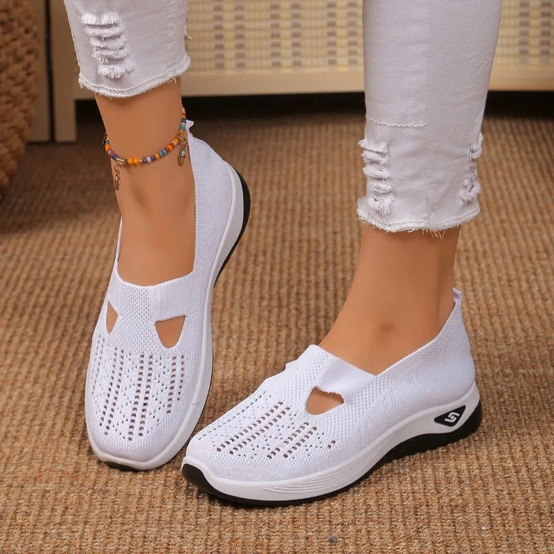 Evelyn Women's Slip-On Shoes | Orthopedic Comfort, Breathable Fabric 12
