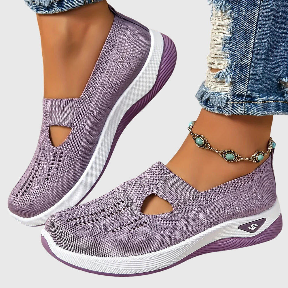 Evelyn Women's Slip-On Shoes | Orthopedic Comfort, Breathable Fabric 8