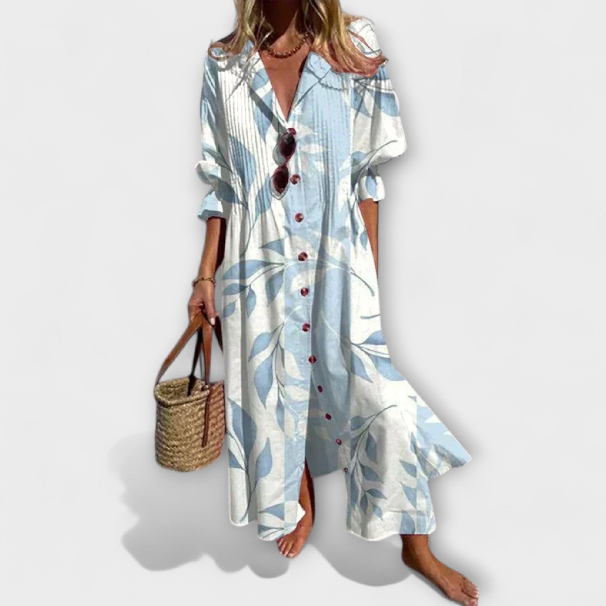 Fiona Women's Maxi Dress | Floral Pattern, Comfortable Fit 0