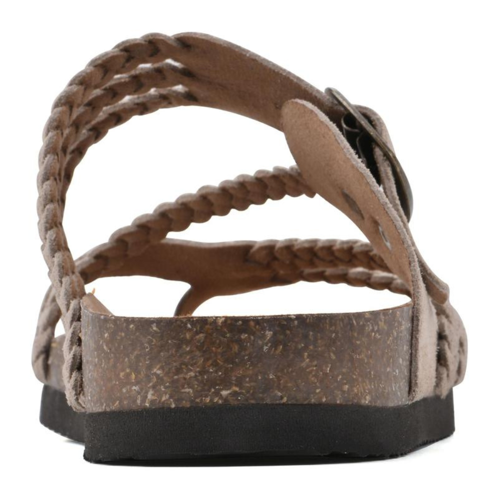 Haven Women's Sandals | Braided Suede Straps, Cork Footbed 5