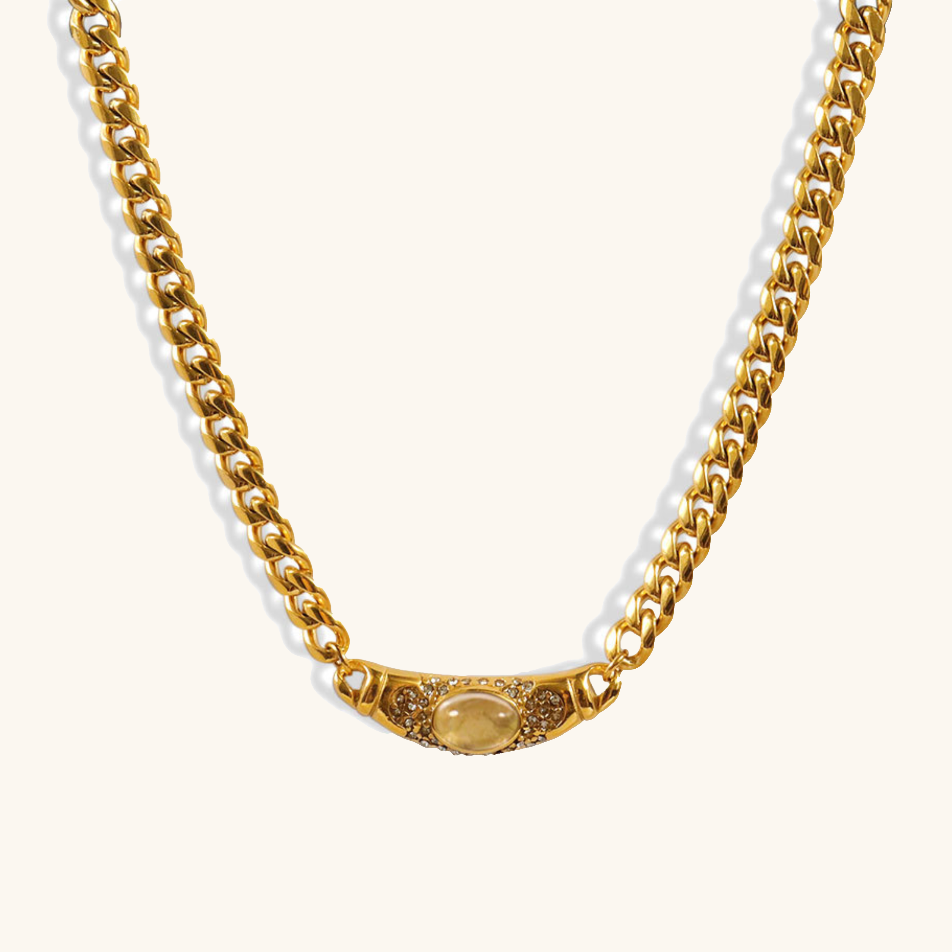 Ivy Women's Gold Necklace | 18K Waterproof, Elegant Design for Girlfriend 10