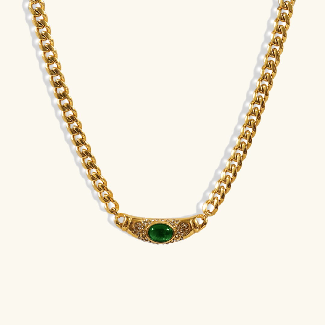 Ivy Women's Gold Necklace | 18K Waterproof, Elegant Design for Girlfriend 9