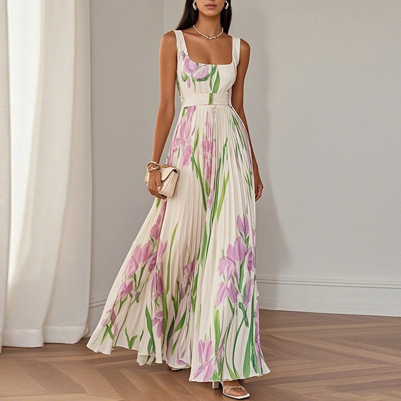 Ivy Women's Maxi Dress | A-Line Fit, Floral Design, Summer Elegance 2