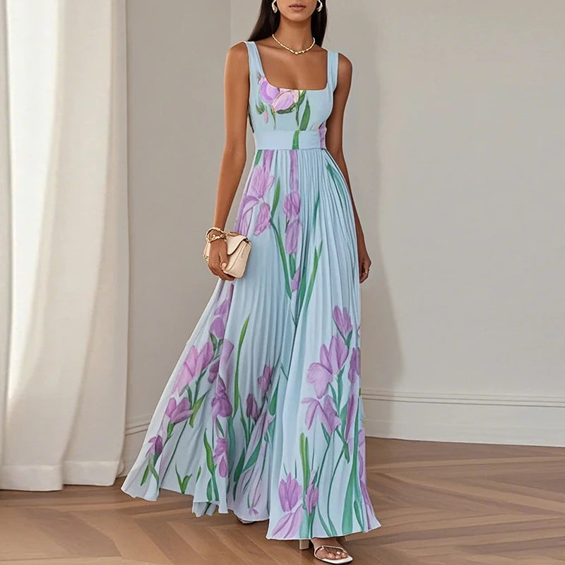 Ivy Women's Maxi Dress | A-Line Fit, Floral Design, Summer Elegance 4