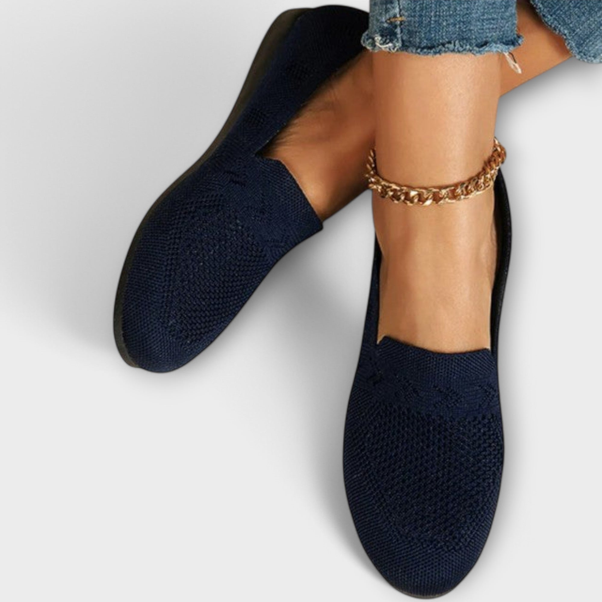 Jade Women's Black Loafers | Cushioned Comfort, Classic Design 3