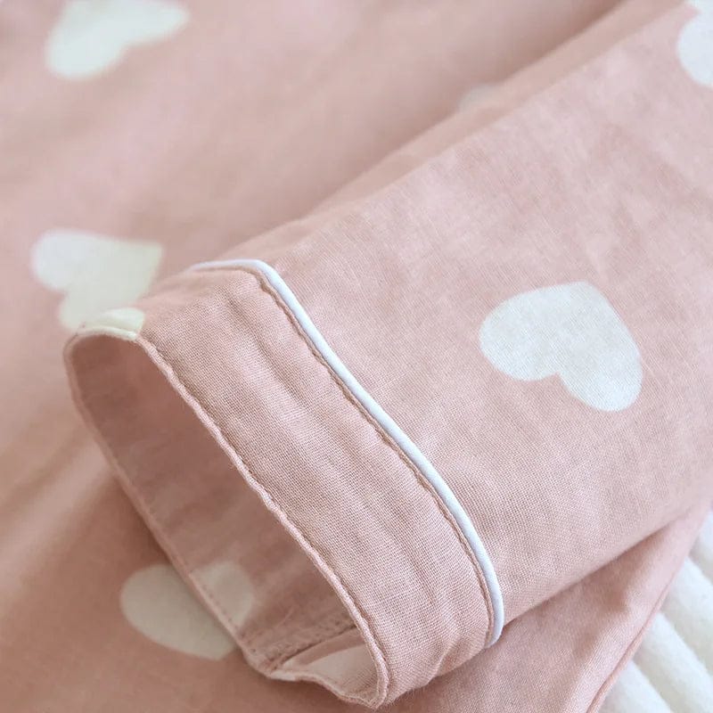 Jasmine Women's Pyjamas Set | Cozy Heart Print, Long Sleeve 3