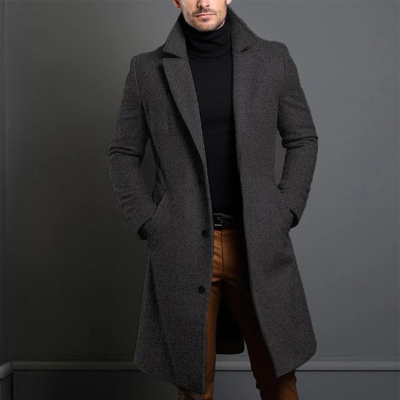 Jasper Men's Winter Coat | Formal Elegance, Warmth, Sleek Fit 2