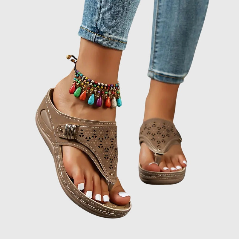 Kara Women's Sandals | Orthopedic Support, Slip-On Design 5