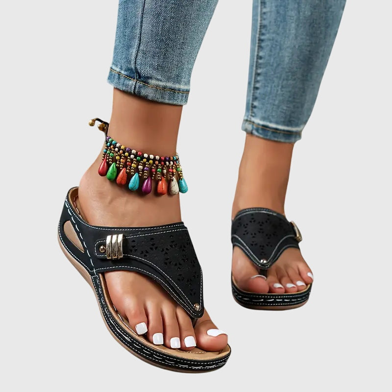 Kara Women's Sandals | Orthopedic Support, Slip-On Design 6