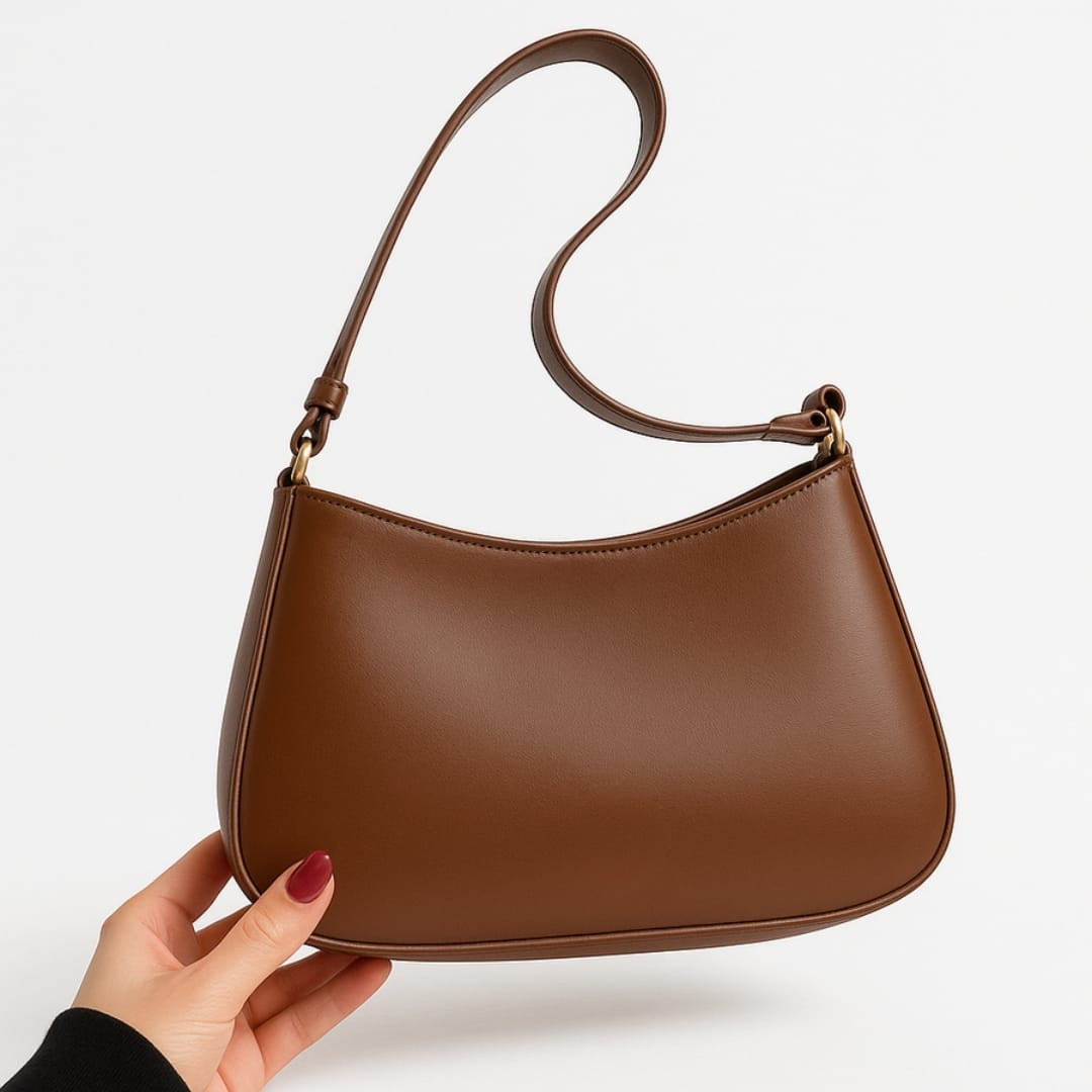 Kiki Women's Black Shoulder Bag | PU Leather, Adjustable Strap 2