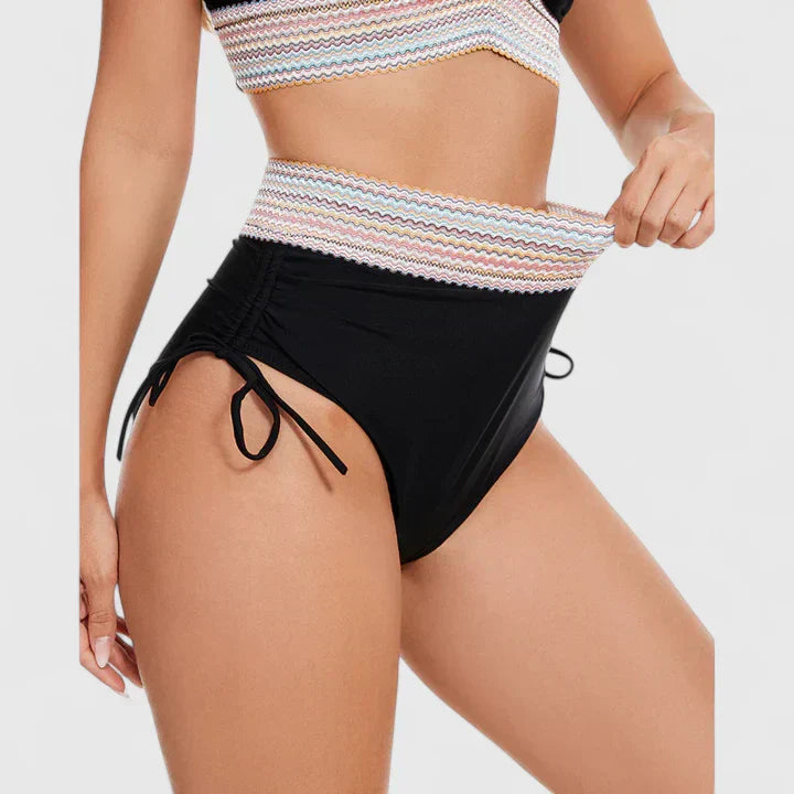 Lina Women's High-Waisted Bikini Set | Vibrant Colors, Supportive Design 8