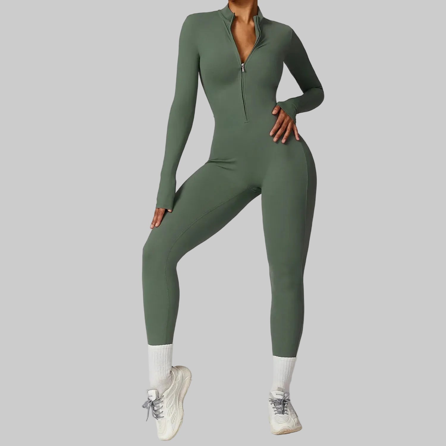 Lina Women's Jumpsuit | Breathable Stretch Fabric, Sporty Design 0