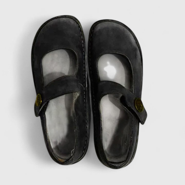 Lina Women's Mary Jane Shoes | Premium Leather, Orthopedic Comfort 4