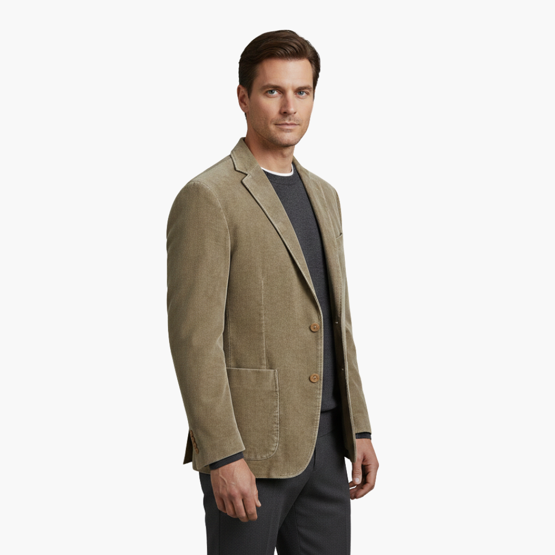 Maverick Men's Jacket | Notched Lapel, Two-Button Closure 2