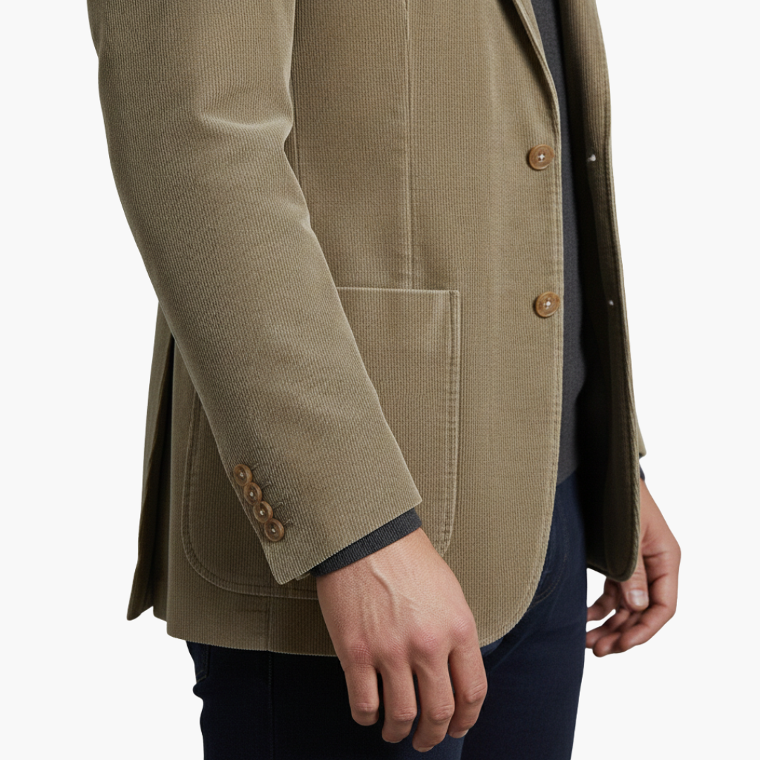 Maverick Men's Jacket | Notched Lapel, Two-Button Closure 5