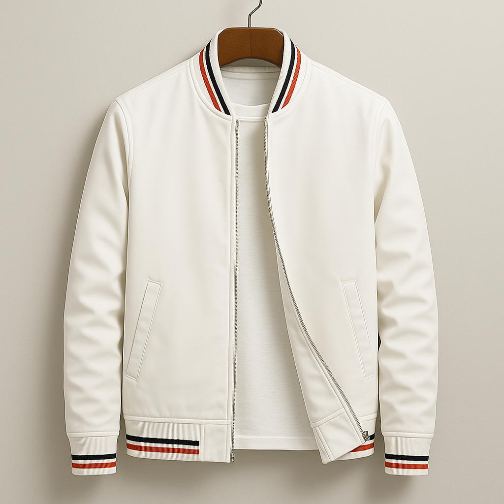 Max Men's Jacket | Ribbed Collar, Functional Pockets 2