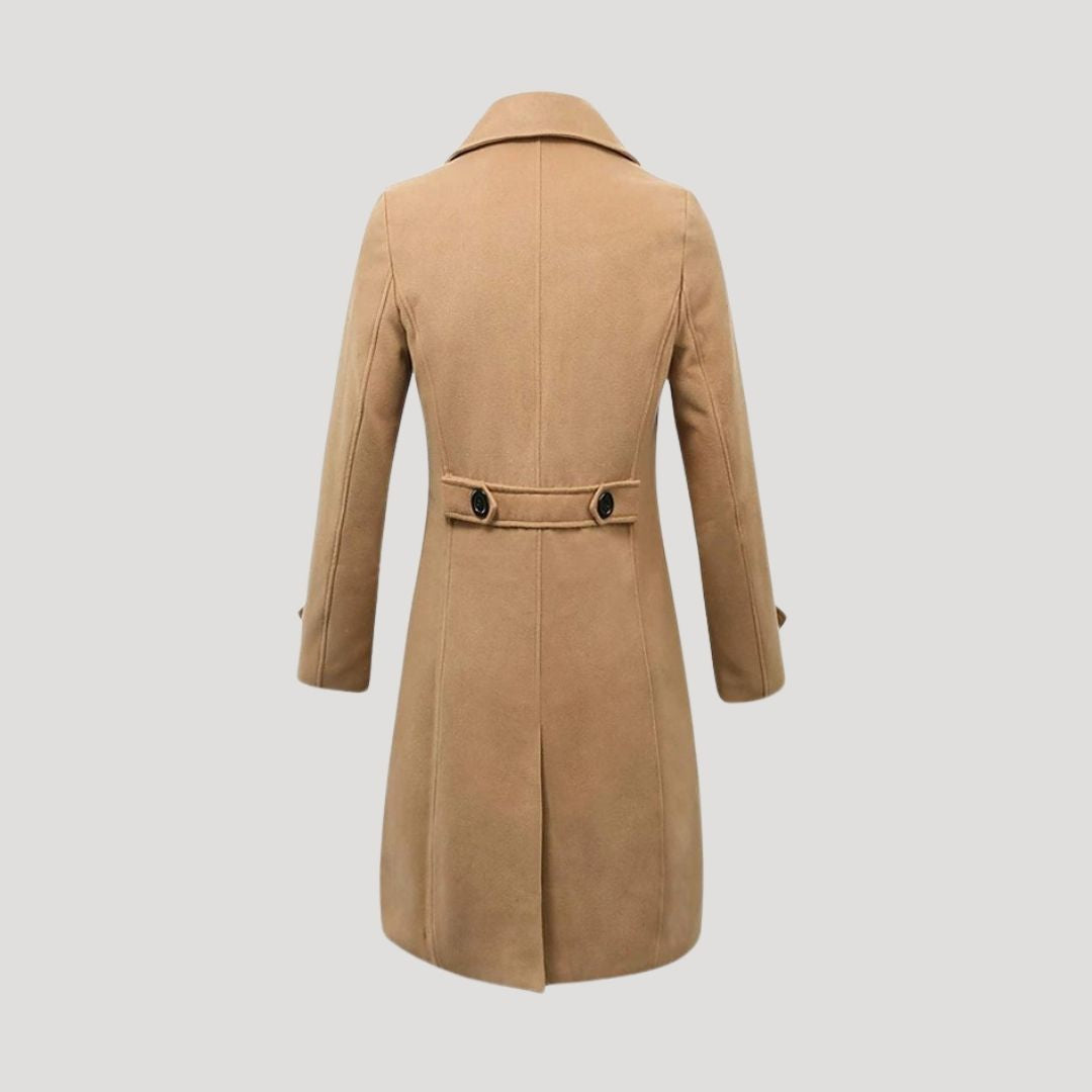 Max Men's Winter Coat | Wool Blend, Double-Breasted Overcoat 3