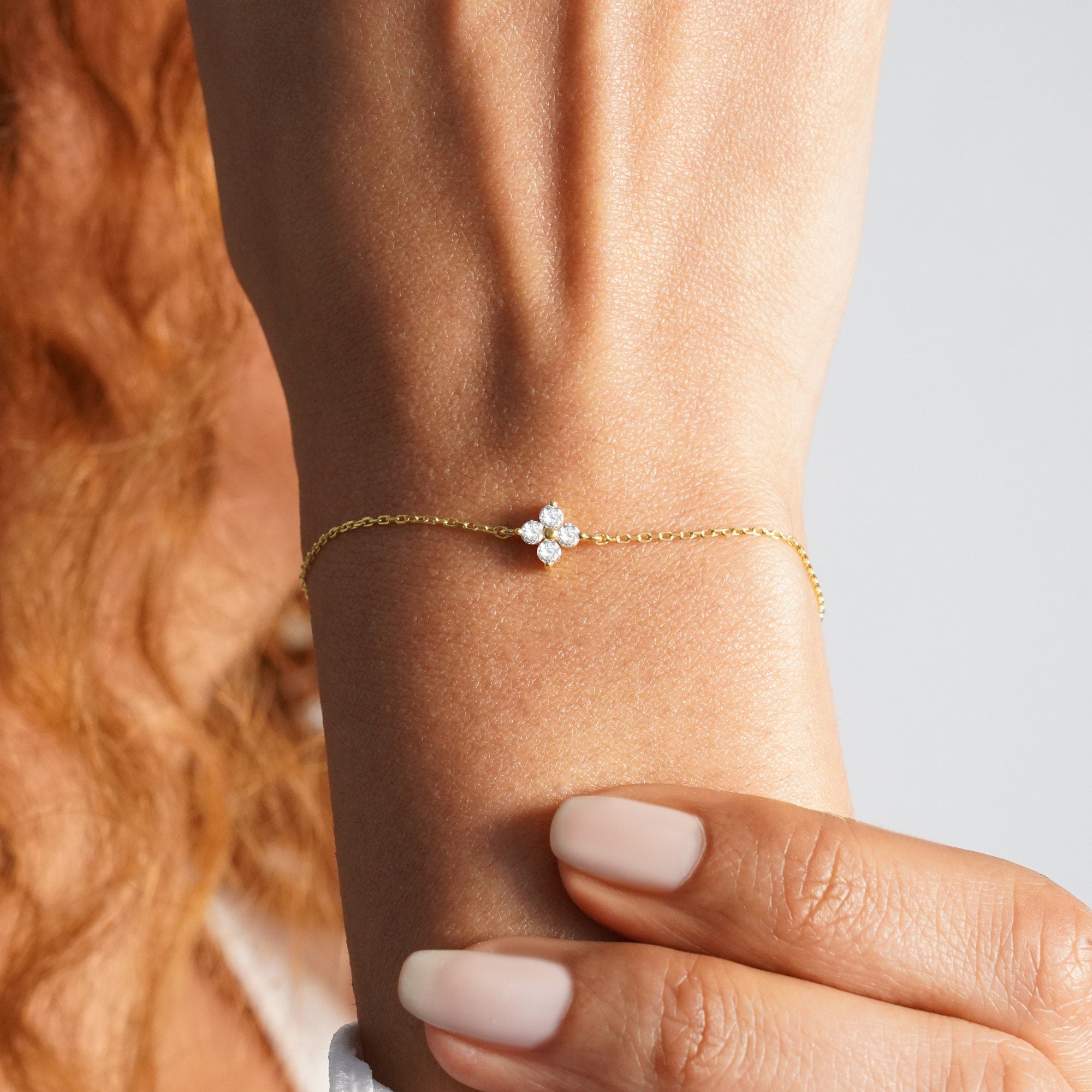 Mia Women's Bracelet | Silver Bracelet for Women with 18K Gold Plating and Zircon Crystal 0