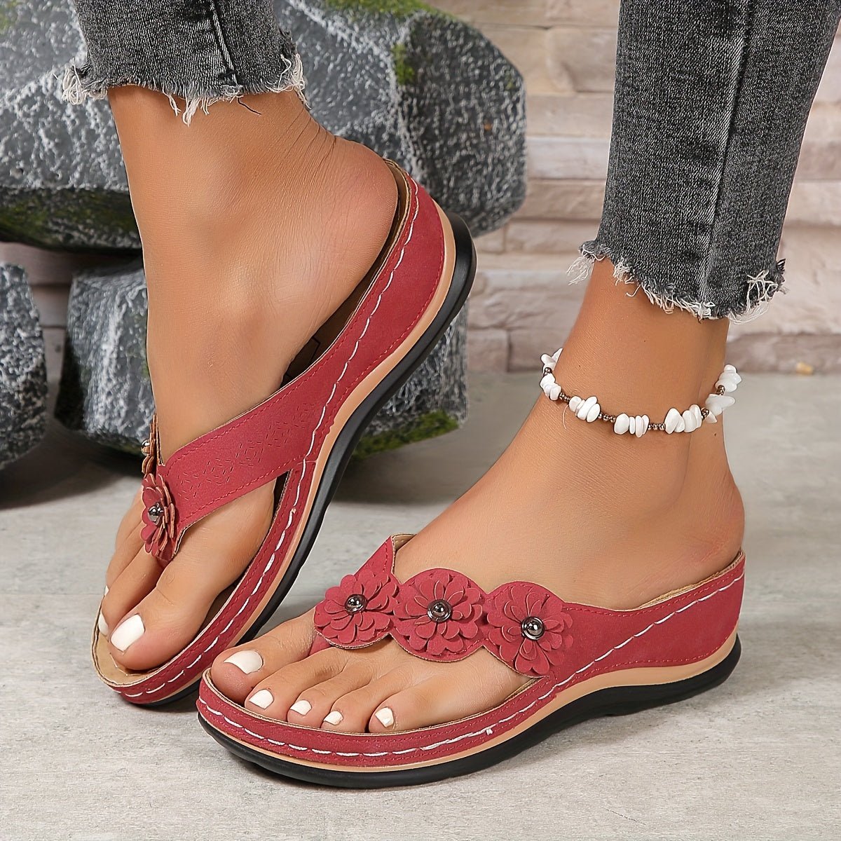 Olivia Women's Sandals | Platform Wedge with Enhanced Arch Support 6