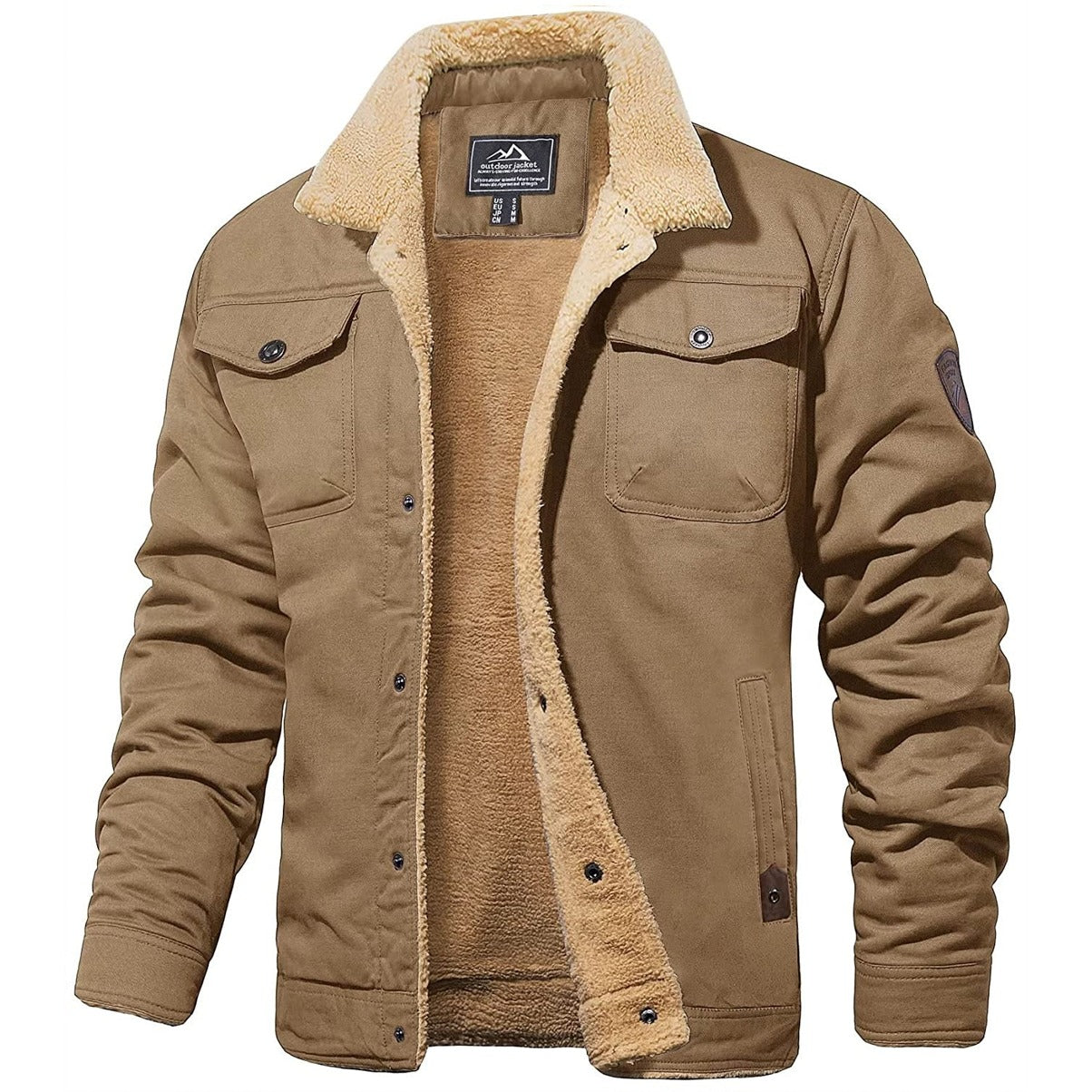 Ollie Men's Winter Jacket | Sherpa-Lined Warmth, Casual Style 7