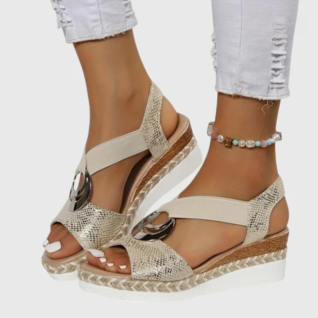 Oriana Women's Sandals | Open-Toe Orthopedic Design with Adjustable Ankle Strap 11