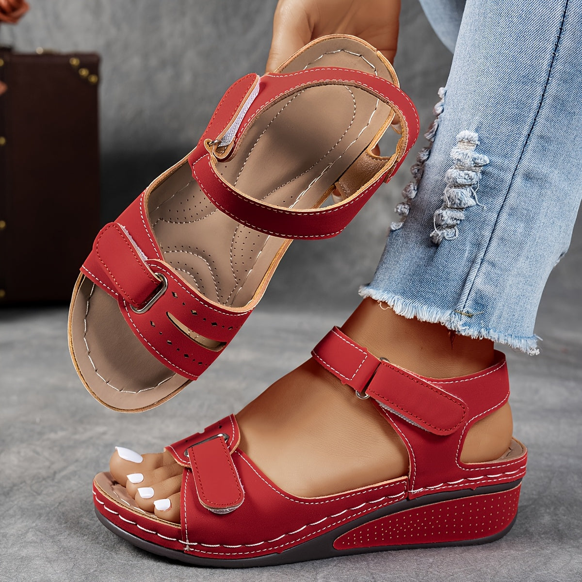 Oriana Women's Sandals | Orthopaedic Comfort with Adjustable Straps 1