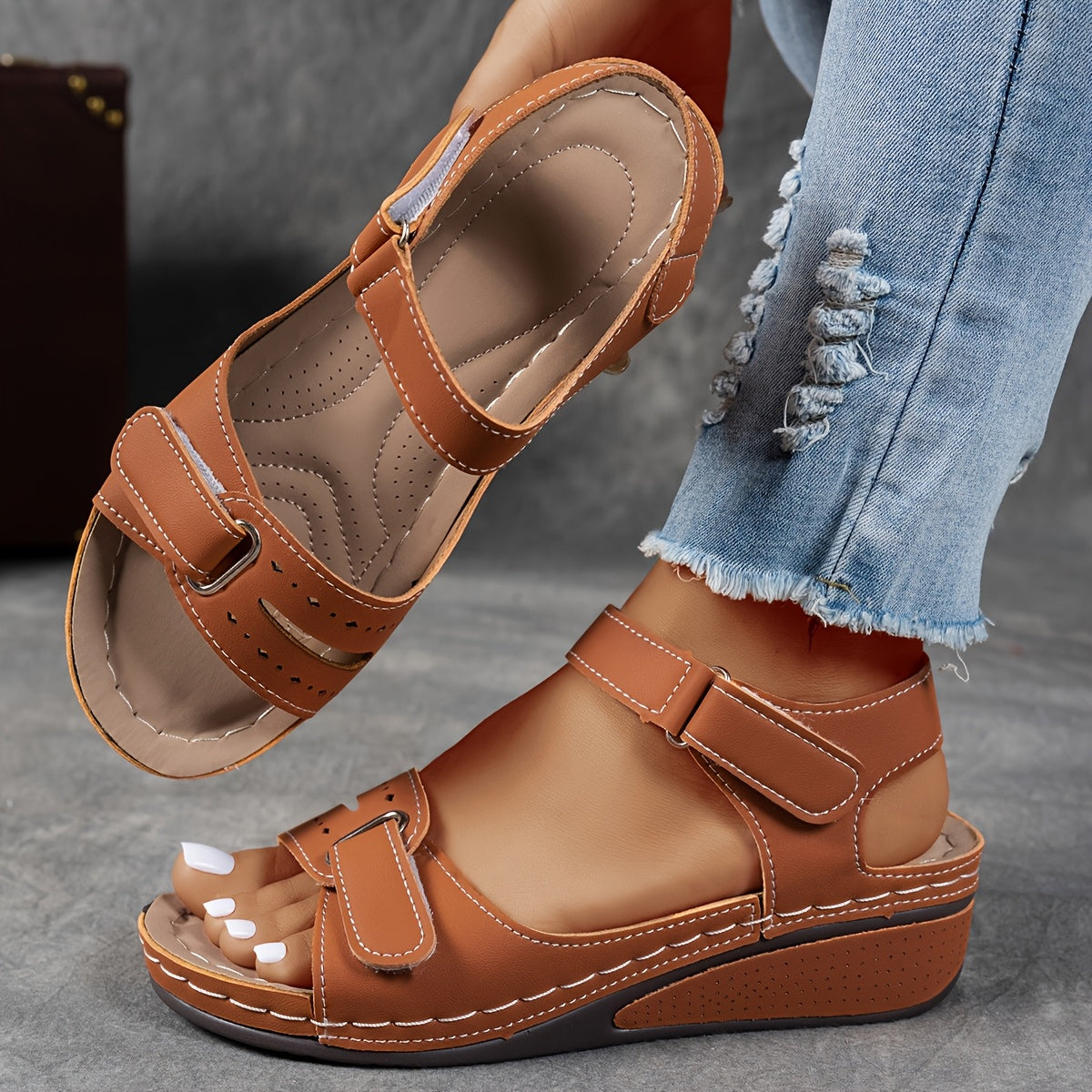 Oriana Women's Sandals | Orthopaedic Comfort with Adjustable Straps 4