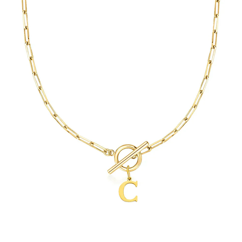 Penny Women's Necklace | Gold Plated Stainless Steel, Adjustable Chain 15