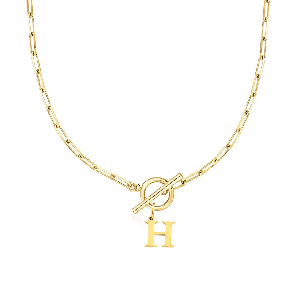 Penny Women's Necklace | Gold Plated Stainless Steel, Adjustable Chain 24
