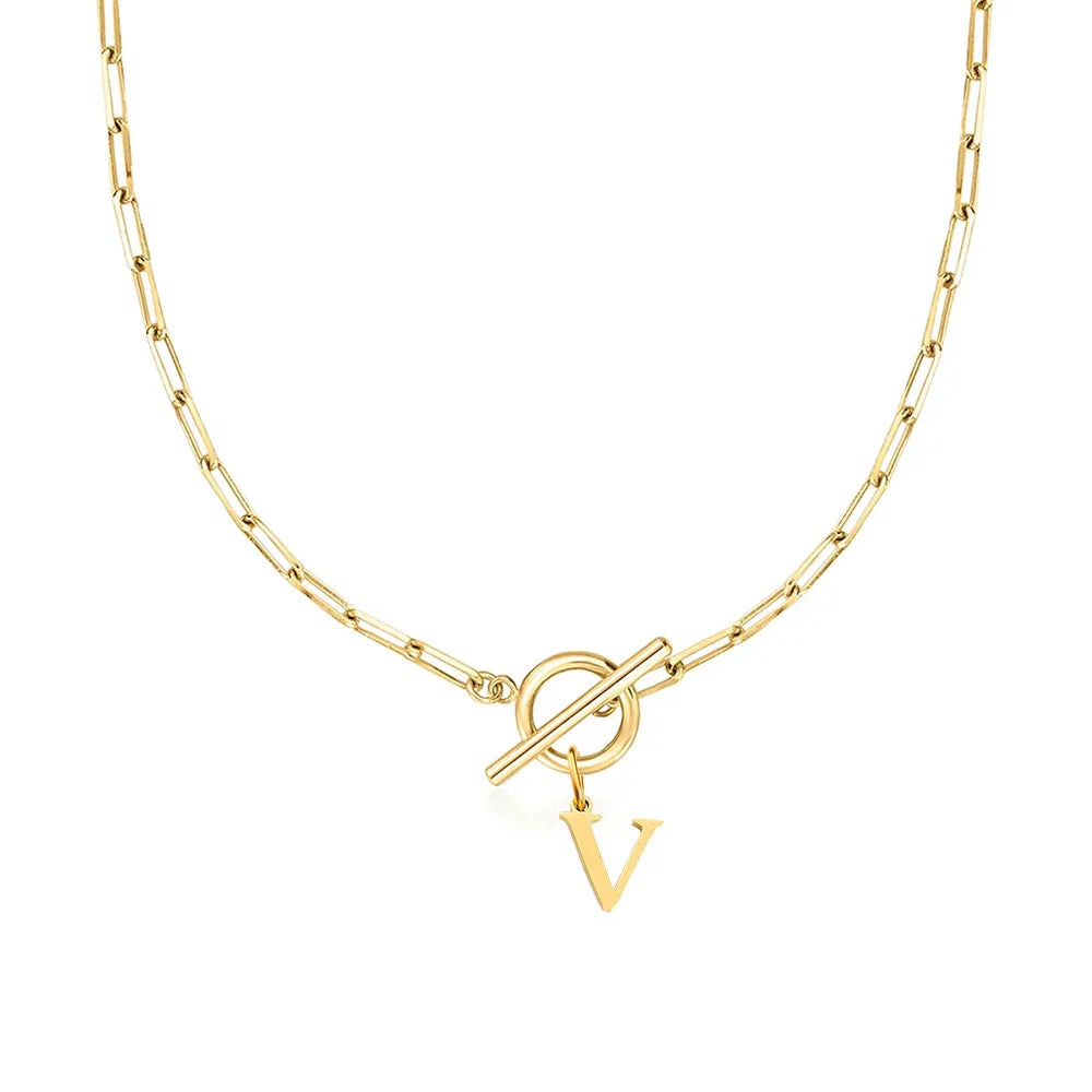 Penny Women's Necklace | Gold Plated Stainless Steel, Adjustable Chain 25
