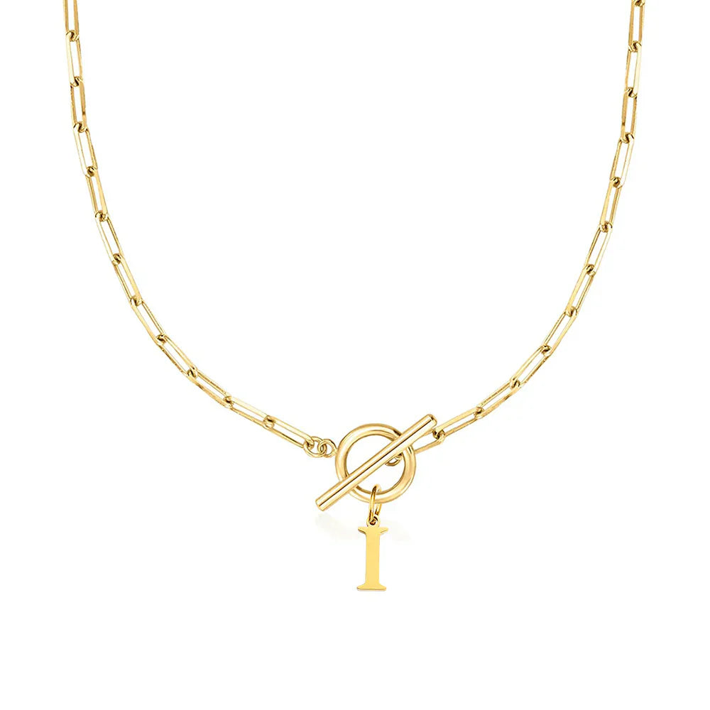 Penny Women's Necklace | Gold Plated Stainless Steel, Adjustable Chain 42