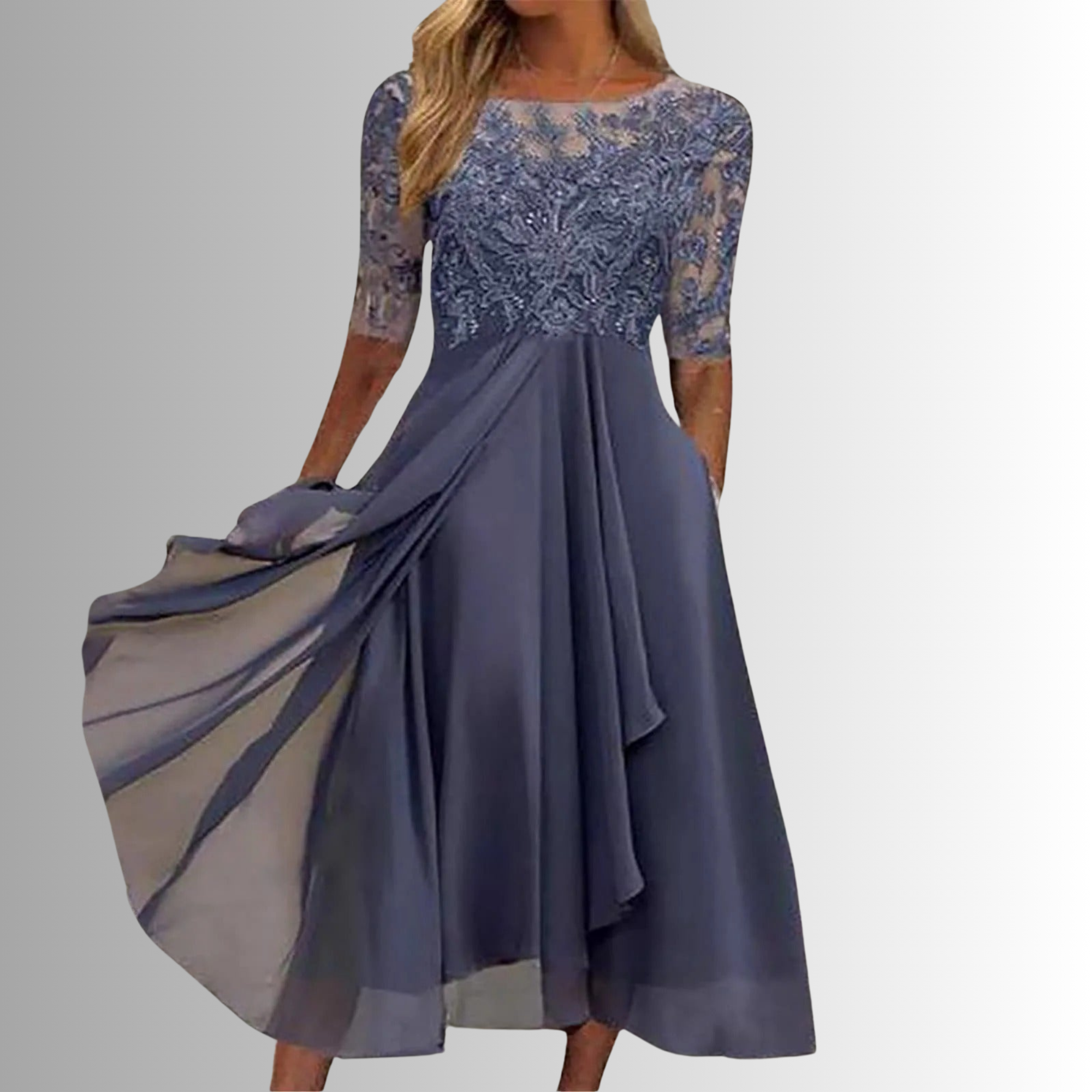 Rhea Women's Lace Dress | Elegant White Cocktail Dress for Summer Events 4
