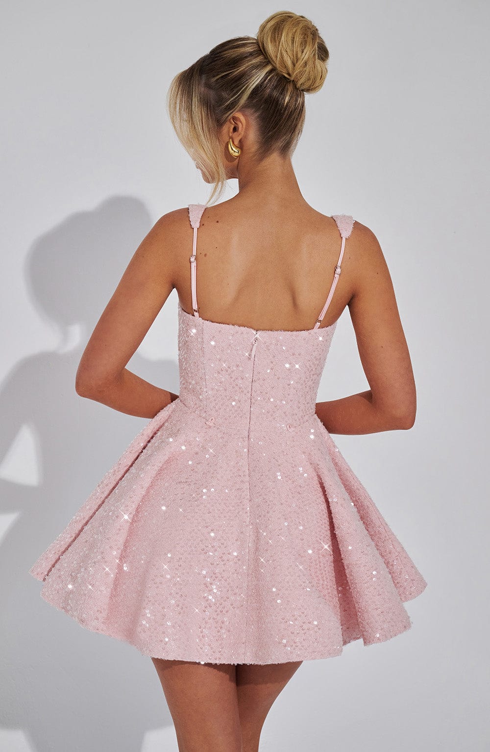 Romy Women's Mini Dress | Sequin Bow Detail, Cocktail Dress 6