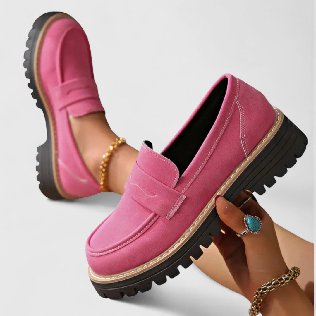 Sable Women's Black Loafers | Orthopaedic Comfort, All-Day Cushioning 1