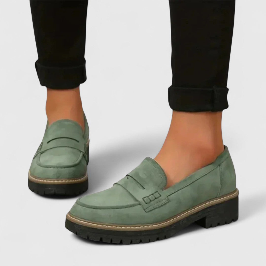 Sable Women's Black Loafers | Orthopaedic Comfort, All-Day Cushioning 4