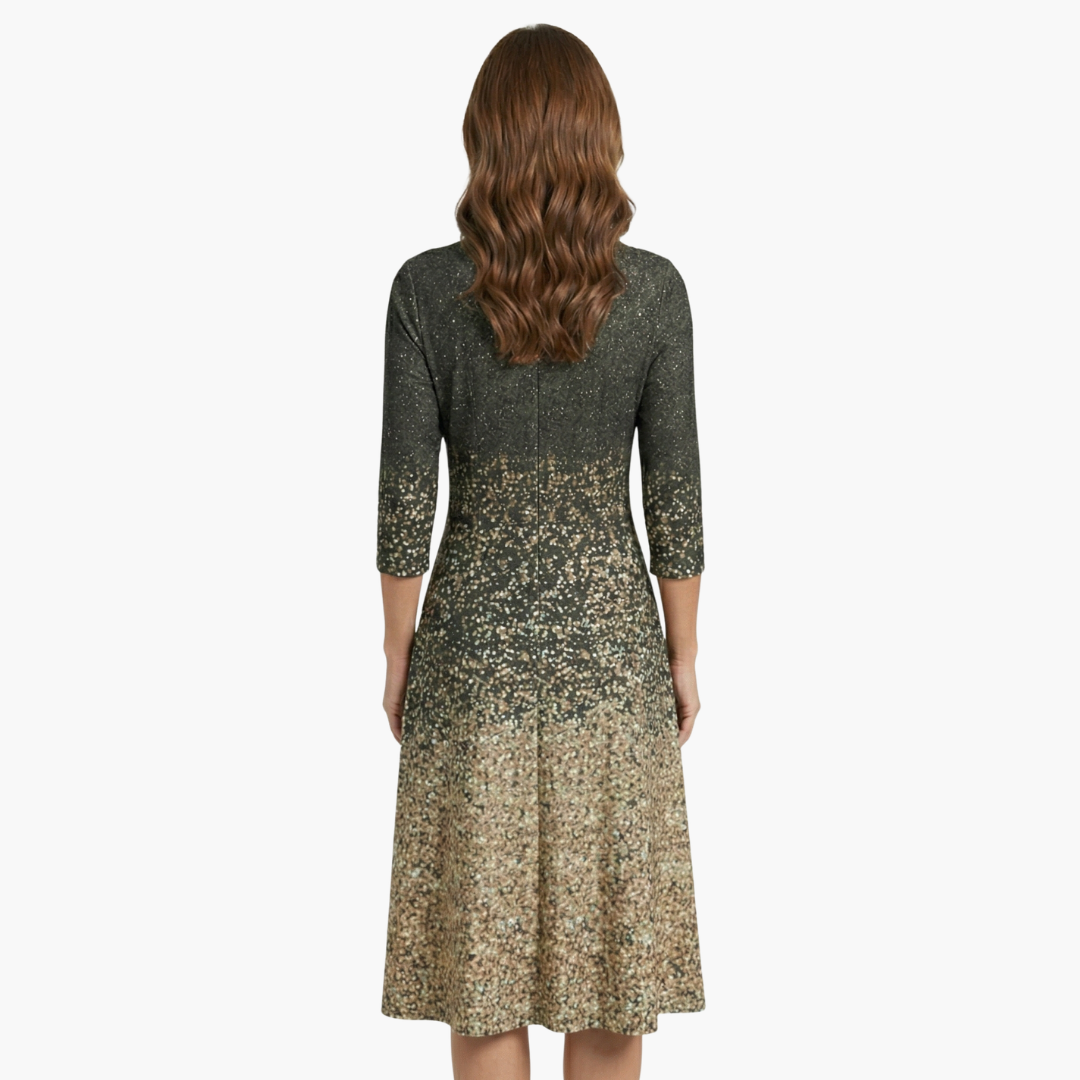 Sapphire Women's Midi Dress | Structured Design with Pockets, Elegant for Summer Events 2