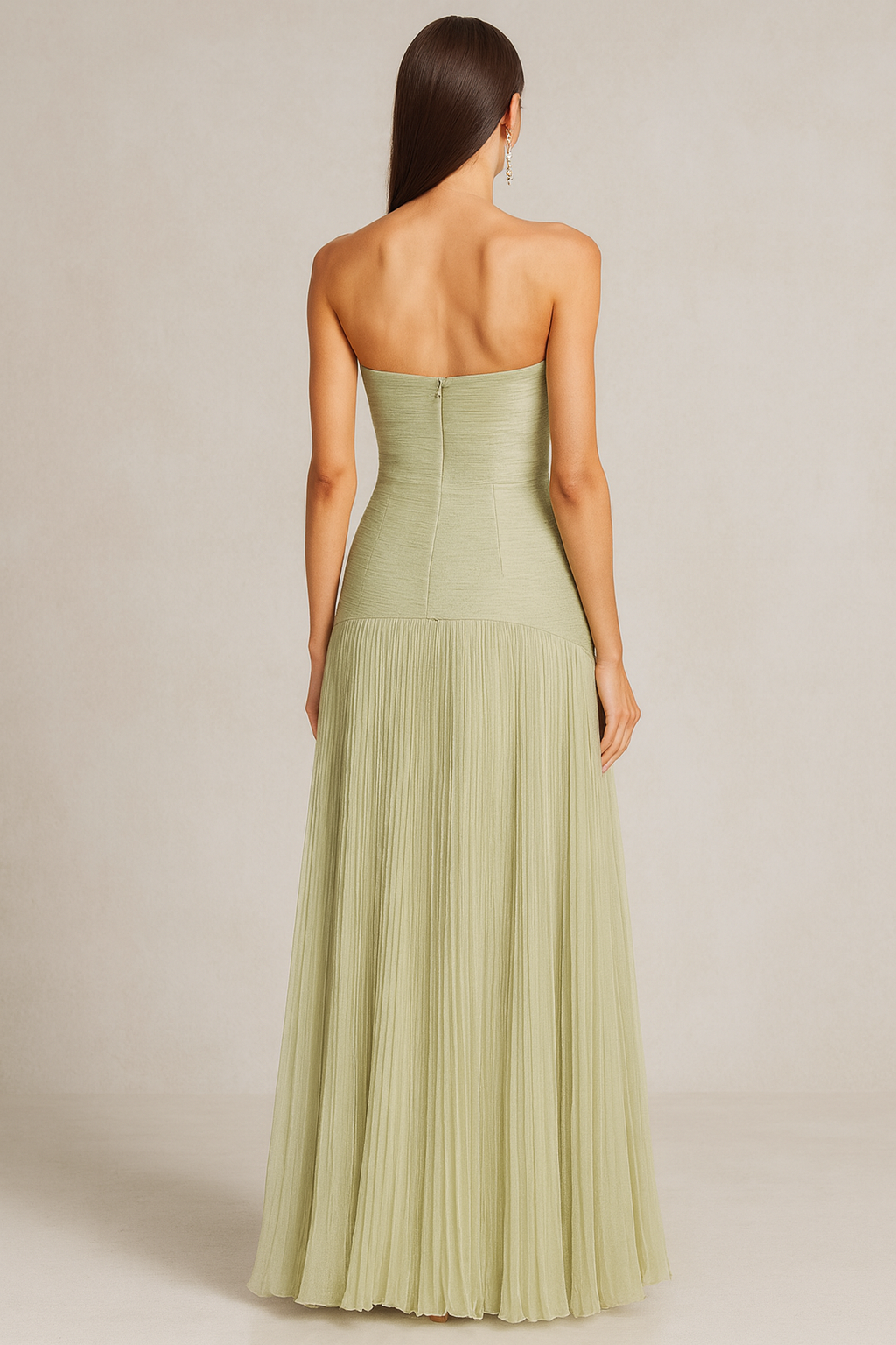 Sculpt Women's Maxi Dress | Pleated Design, Elegant Long Dress 2