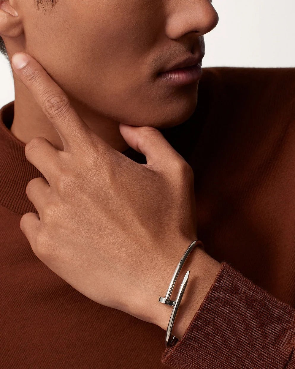 Sleek Women’s Screw Bracelet | Polished Stainless Steel, Modern Design 6