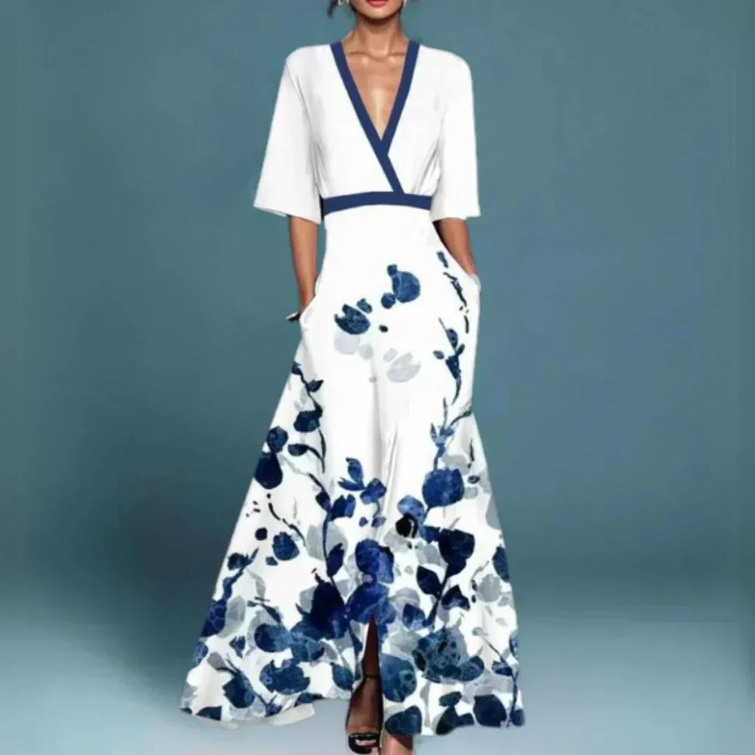 Sophie Women's Formal Dress | Floral Pattern, Elegant Design 3